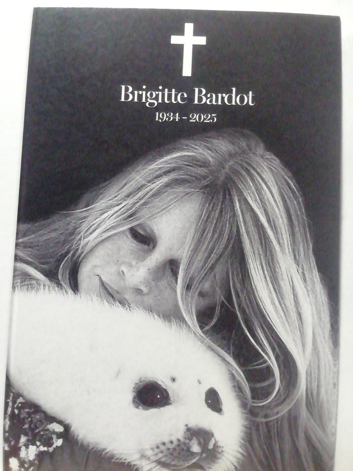 Bidprentje van Brigitte Bardot, Ophalen of Verzenden, Bidprentje