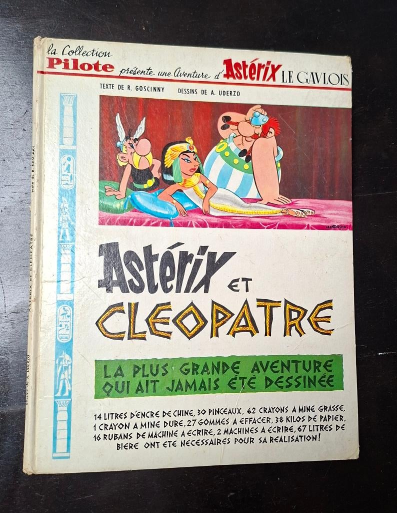 Astérix et Cleopatre éd pilote 1965 réed, Livres, Enlèvement ou Envoi, Une BD, Utilisé, Goscinny & Uderzo