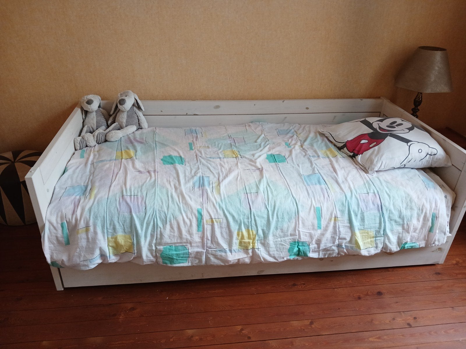 Kinder- of Studentenkamer, Huis en Inrichting, Ophalen, 90 cm, Wit, Tweepersoons