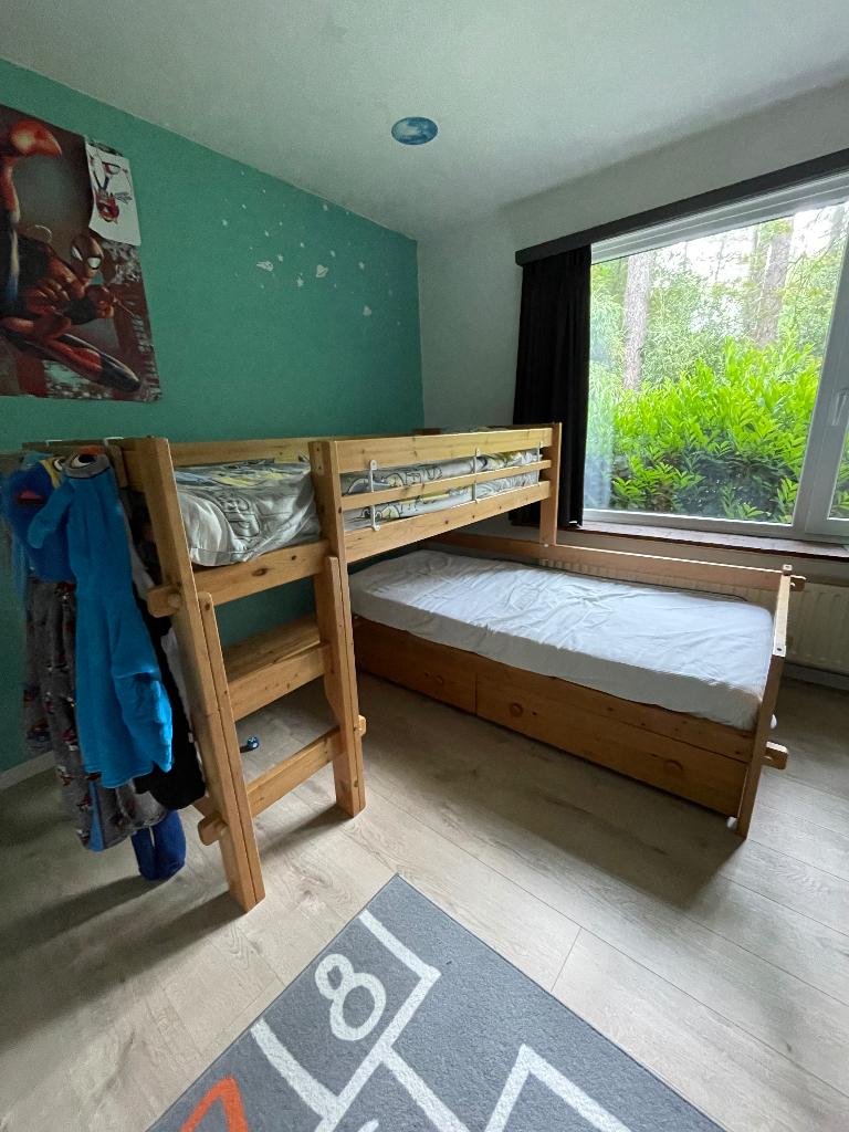Leuk stapelbed L-vorm, Enlèvement, Utilisé, Lits superposés