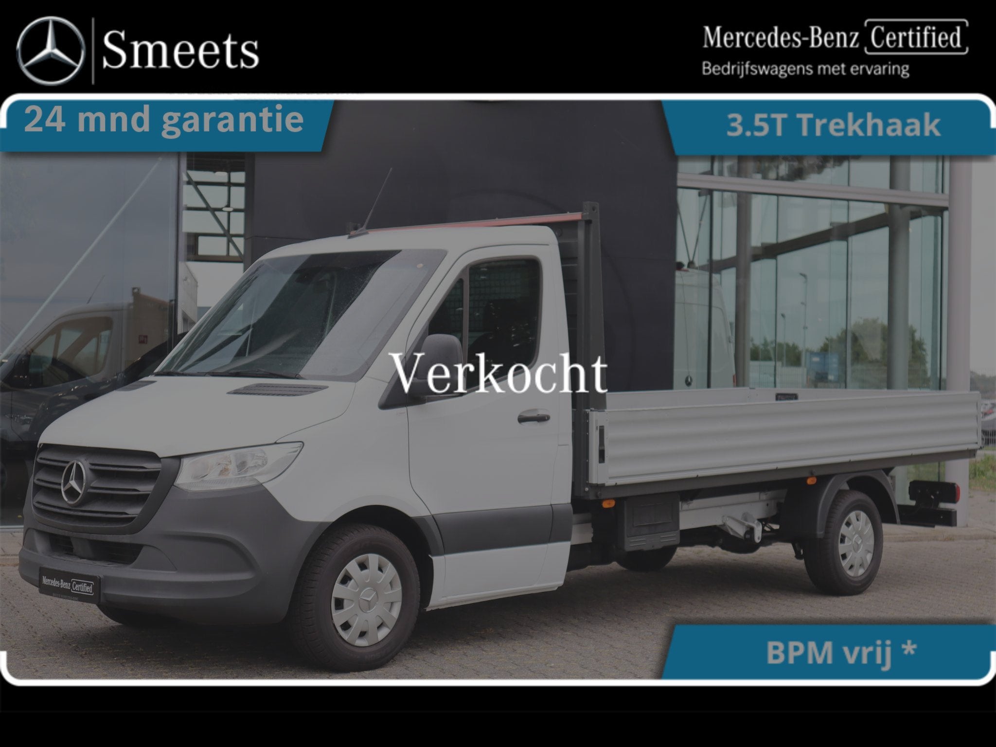Mercedes-Benz Sprinter 319 CDI L3 OPEN LAADBAK AUT. 3.5T TRE, Système Start/Stop, Achat, Euro 6, Entreprise