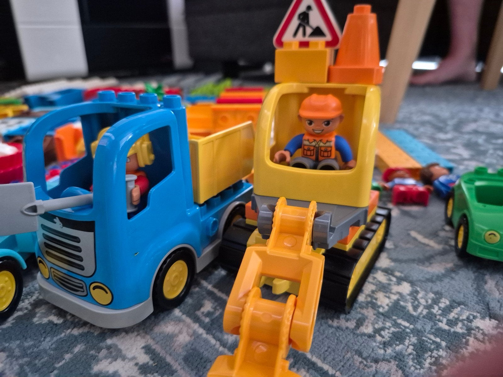 Lego duplo rupsbandgraafmachine, Enlèvement