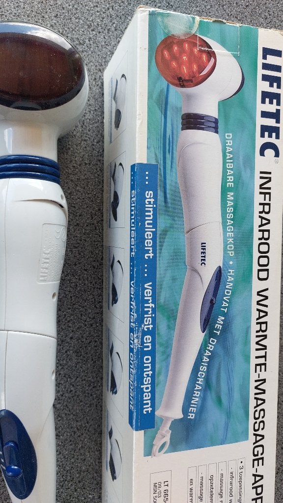 massage infrarood en trillingen  LT6654 LIFETEC, Sport en Fitness, Massageproducten, Ophalen, Zo goed als nieuw, Apparaat