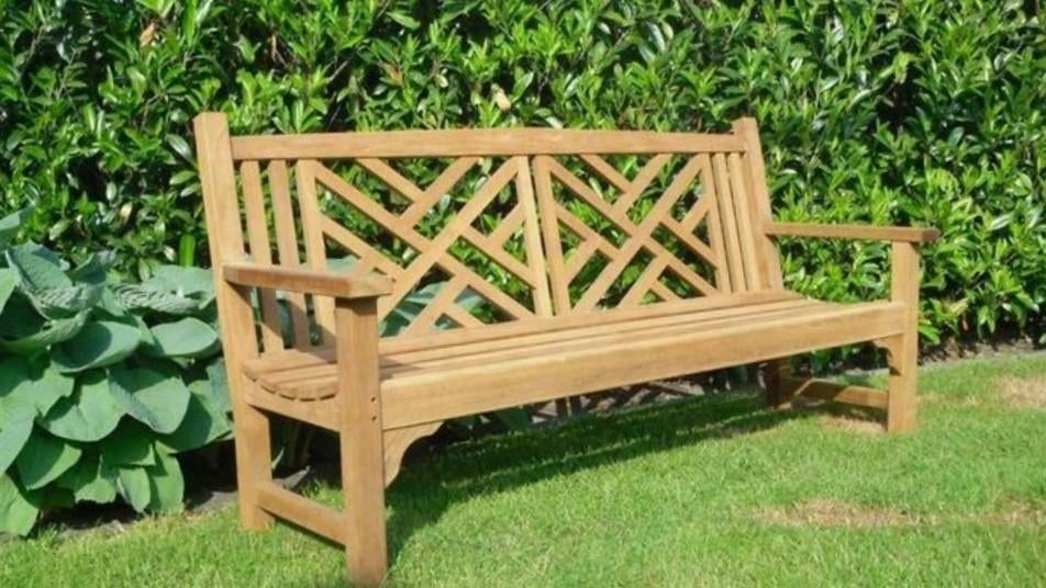 Tuinbank teakhout, Tuin en Terras, Tuinbanken, Ophalen, Nieuw, Teakhout