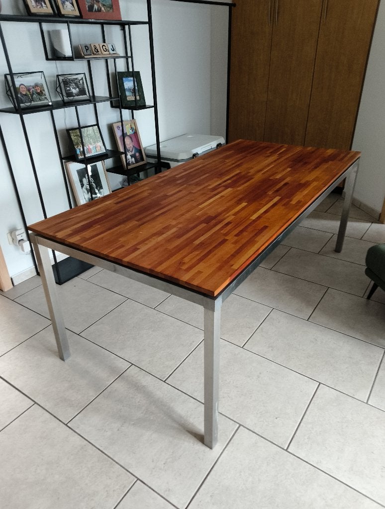Bureau / Eettafel 190x90, Bureau d'ordinateur, 90 cm, Enlèvement, Utilisé