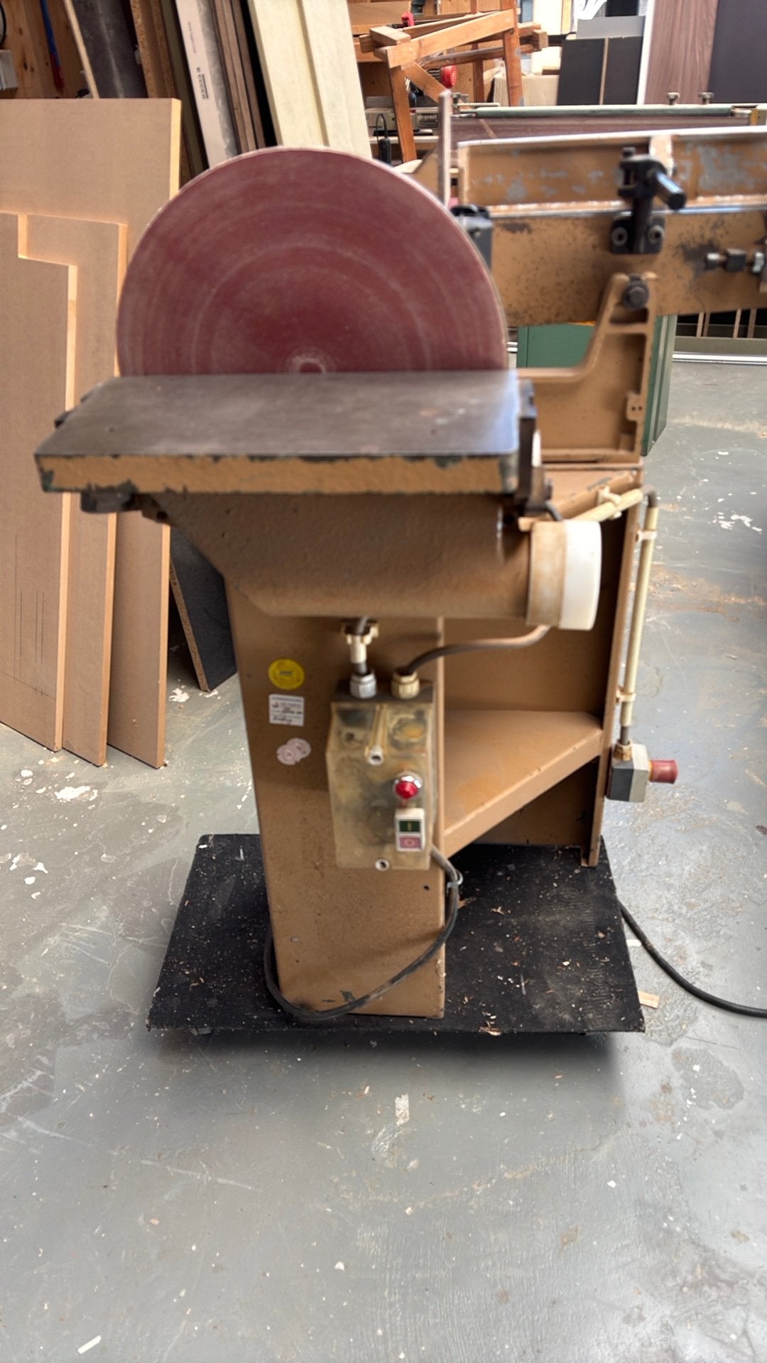 Bandschuurmachine, Bricolage & Construction, Outillage | Ponceuses, Enlèvement, Comme neuf, Ponceuse à bande