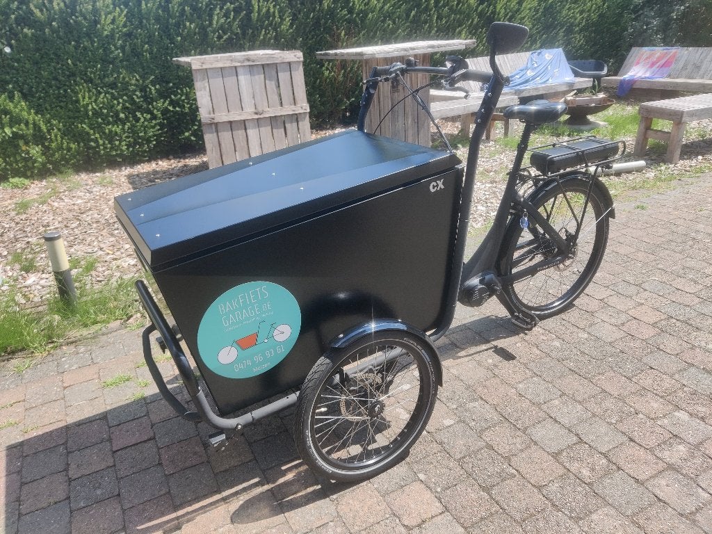 Winther CX cargo/goederen/transport/aannemer, Fietsen en Brommers, Fietsen | Bakfietsen, Gebruikt, Goederen, Elektrisch, Schijfrem