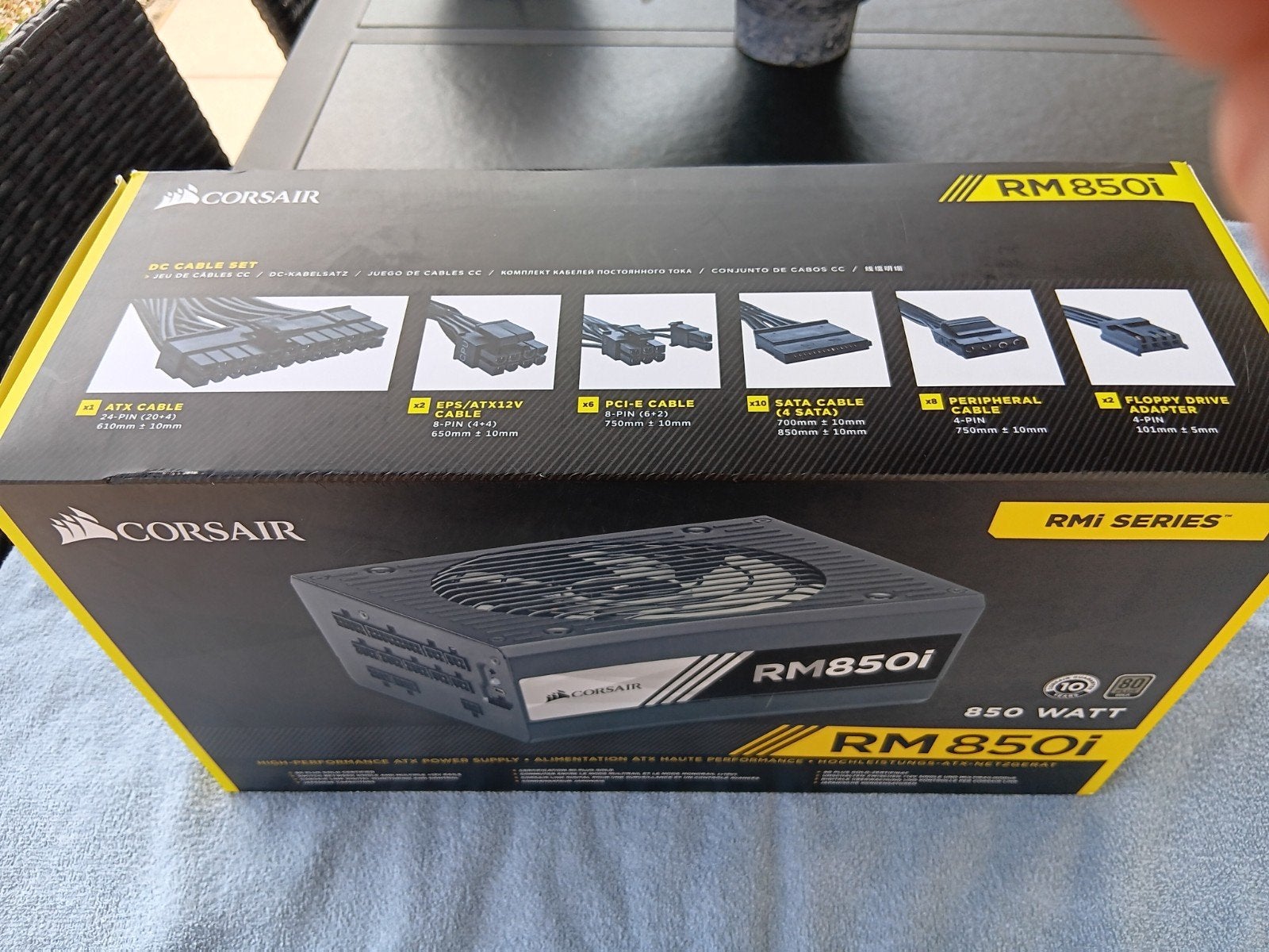 Corsair RM850i, Enlèvement