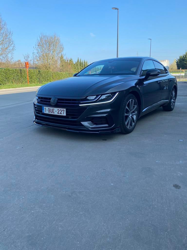 Volkswagen Arteon 2.0 TSI R-Line Edition DSG, Auto's, Arteon, 4 cilinders, 1984 cc, Zwart