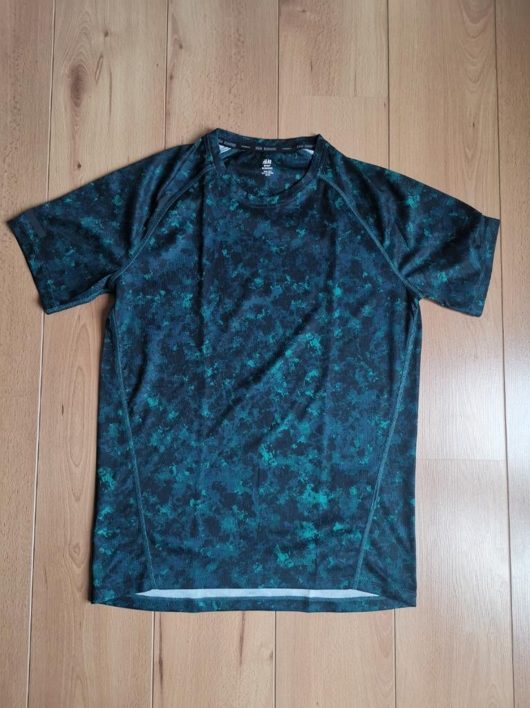 H&M Sport Running Groen maat S, Kleding | Heren, Sportkleding, Ophalen of Verzenden, Zo goed als nieuw, H&M, Groen