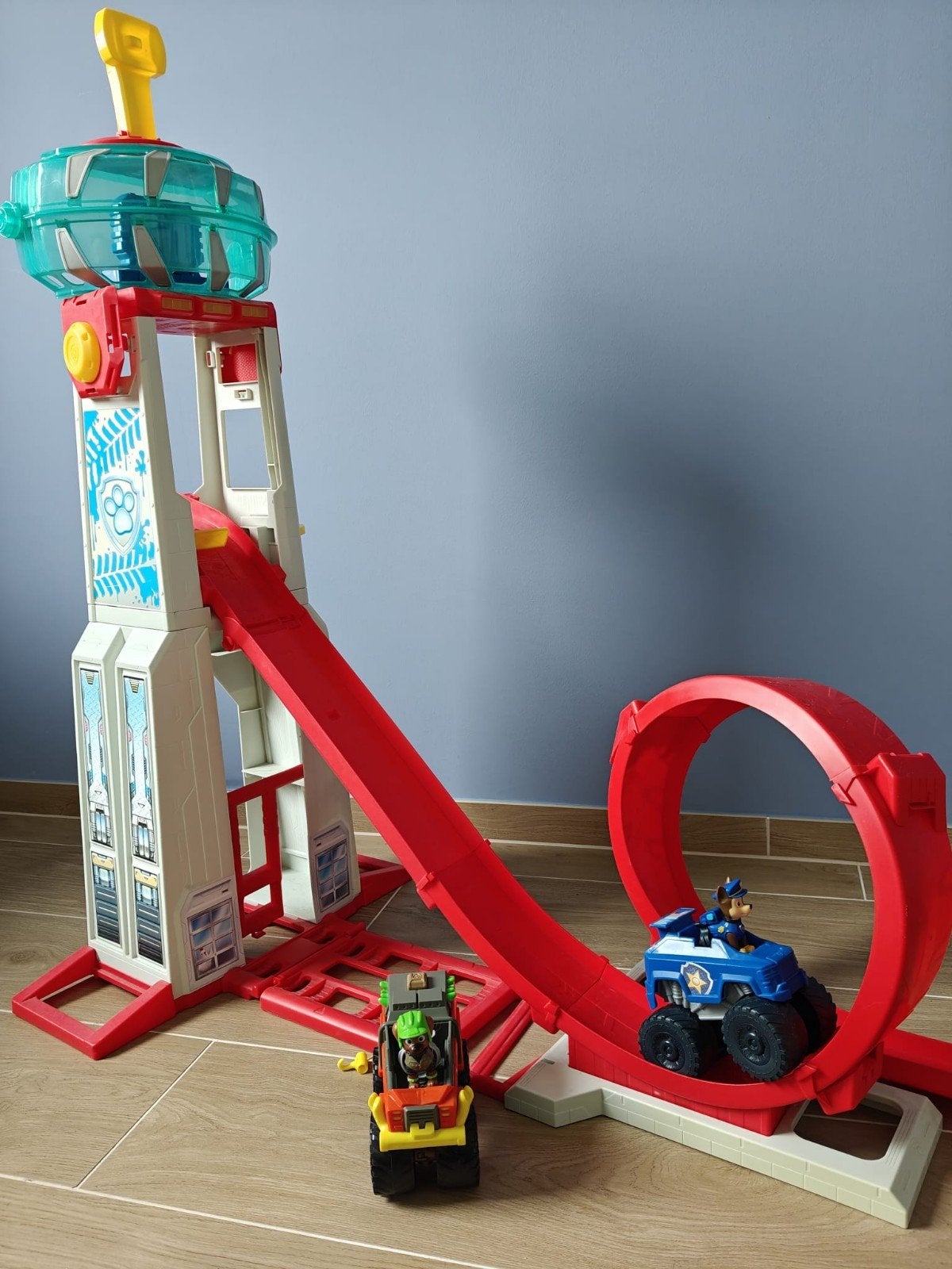 Paw Patrol baan, Ophalen, Met looping