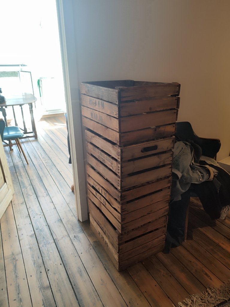 Fruitkisten (nog 1 beschikbaar), Huis en Inrichting, Woonaccessoires | Kisten, Ophalen, Minder dan 50 cm, Gebruikt, Minder dan 50 cm