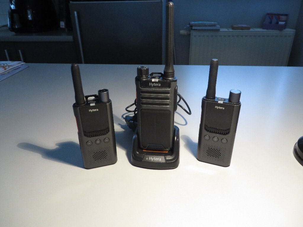 portofoons, Telecommunicatie, Ophalen of Verzenden, Zo goed als nieuw, Portofoon of Walkie-talkie, Handsfree-functie