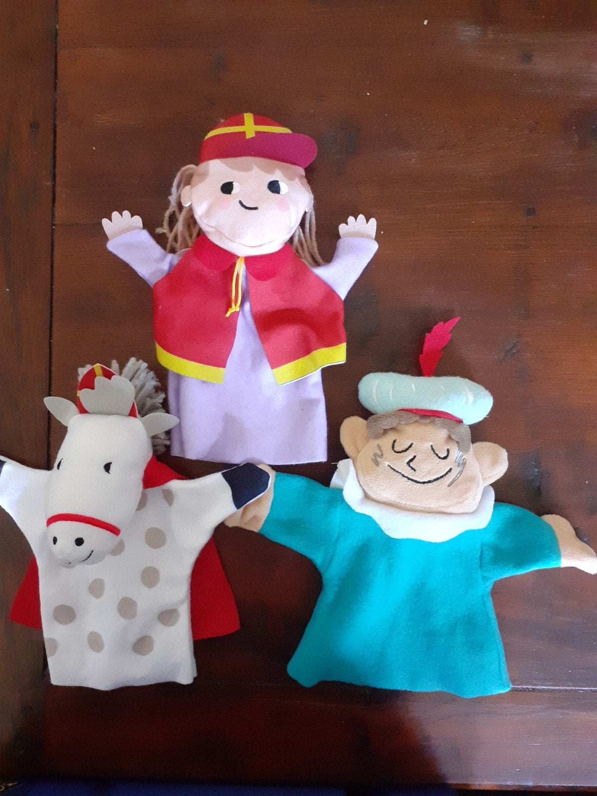 Sinterklaas handpoppen poppenkastpoppen, Ophalen of Verzenden