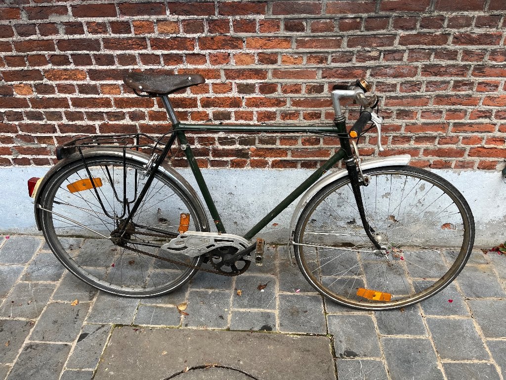 Oude fiets, Ophalen