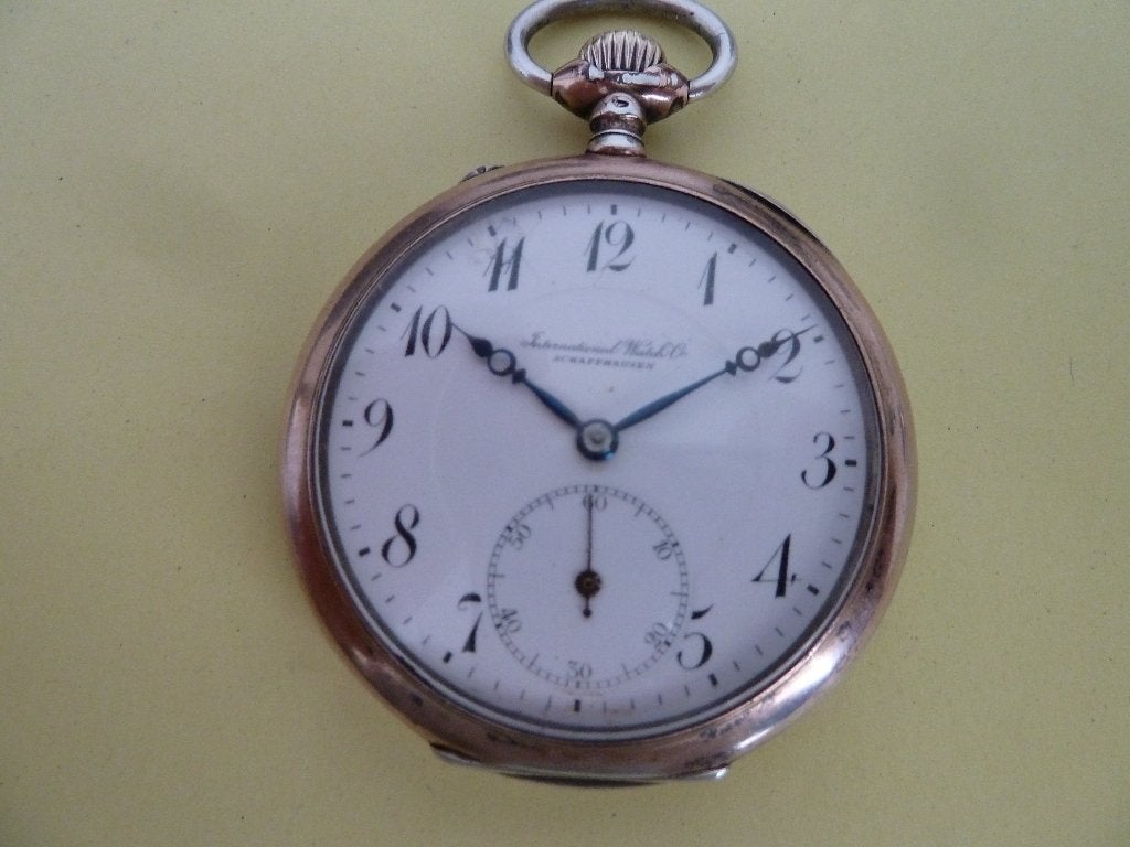 International Watch Co - Zilveren (0.800) zakhorloge 1912, Enlèvement, Argent, Montre de poche