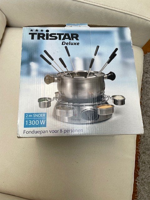 TE KOOP: TRISTAR fondueset (nieuw in de doos), Electroménager, Fondue, Enlèvement ou Envoi, Neuf, Électrique, Service à fondue