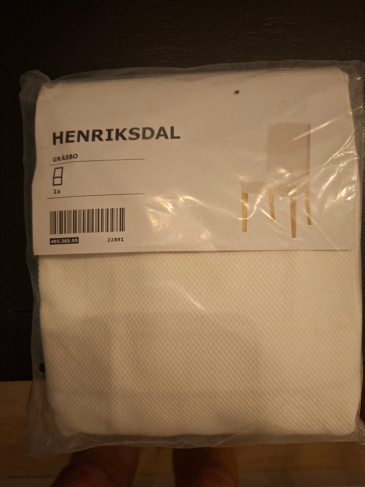 5 X IKEA stoelhoes Henriksdal, Ophalen, Nieuw