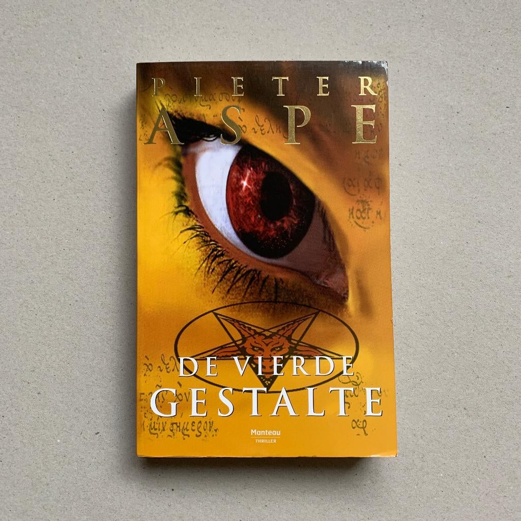 Pieter Aspe "De Vierde Gestalte" (2004) BOEK, Pieter Aspe, Enlèvement ou Envoi, Belgique, Comme neuf