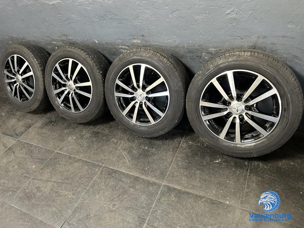 6.5mm! Ford Transit Custom 17 inch zwart Brock velgen 5x160, Auto-onderdelen, Banden en Velgen, -, -, Banden en Velgen, 17 inch
