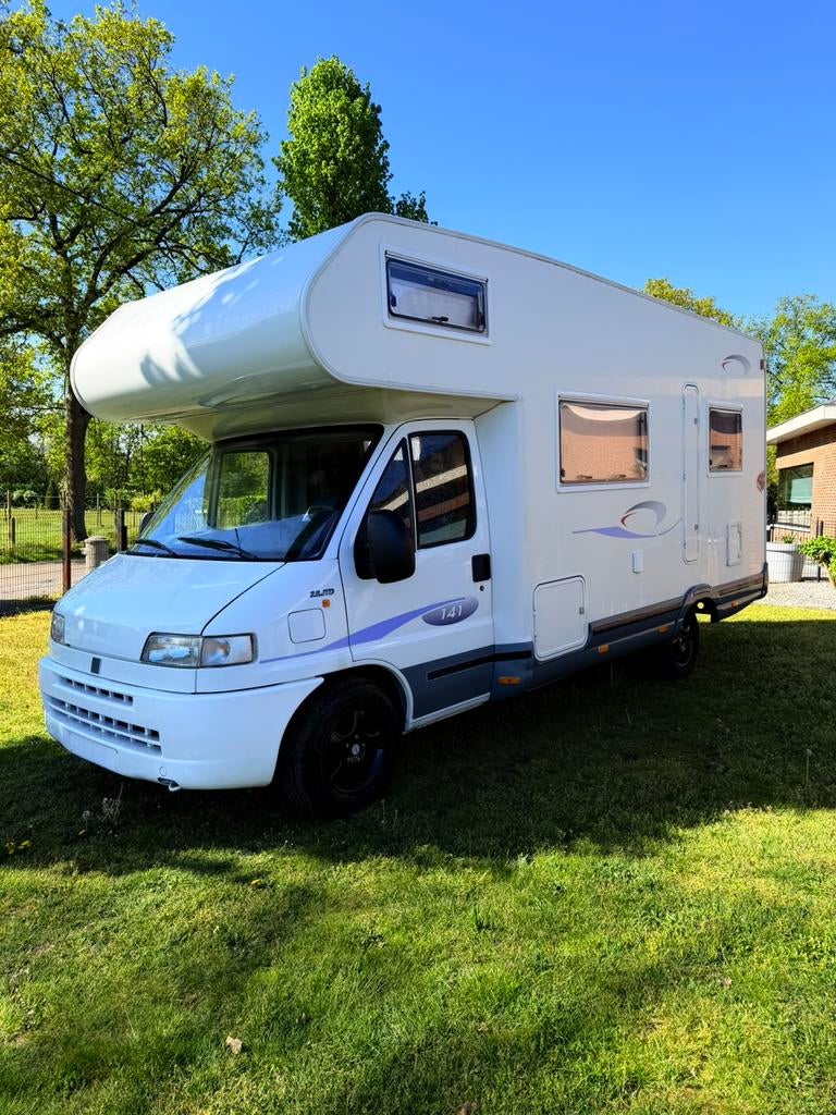 Mobil-home Fiat 2.3 JTD 4 personnes *Agréé*, Caravanes & Camping, Camping-cars, Jusqu'à 4, 6 à 7 mètres, Fiat, Boîte manuelle