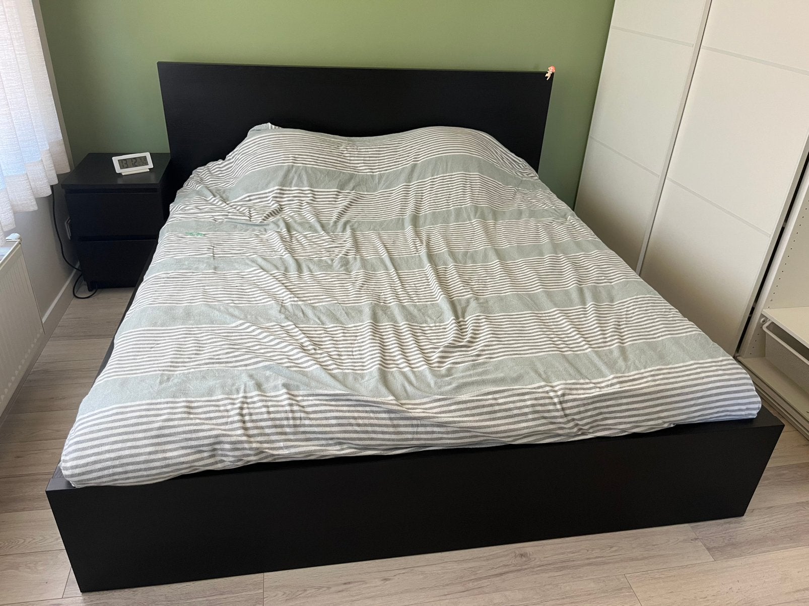 Bed + lattenbodem (+eventueel matras), Enlèvement, Comme neuf