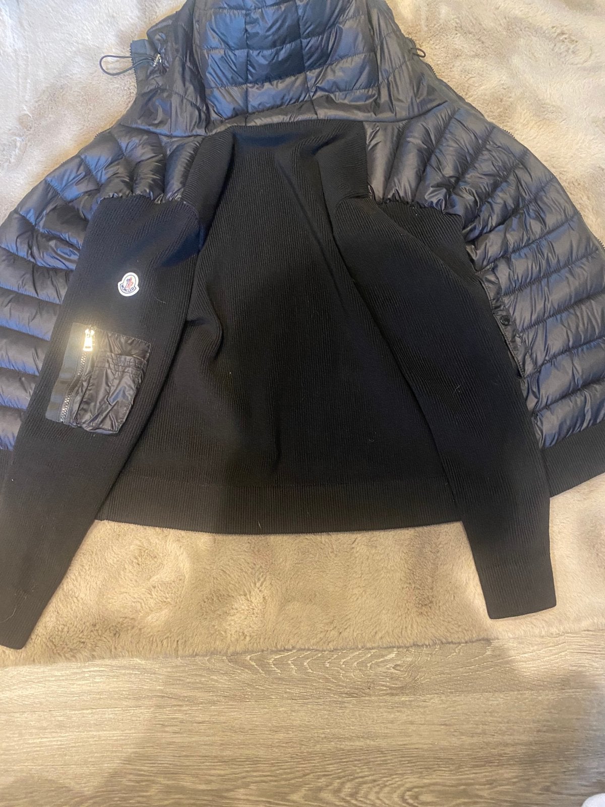 Moncler jas, Kleding | Heren, Verzenden, Nieuw, Maat 48/50 (M), Zwart