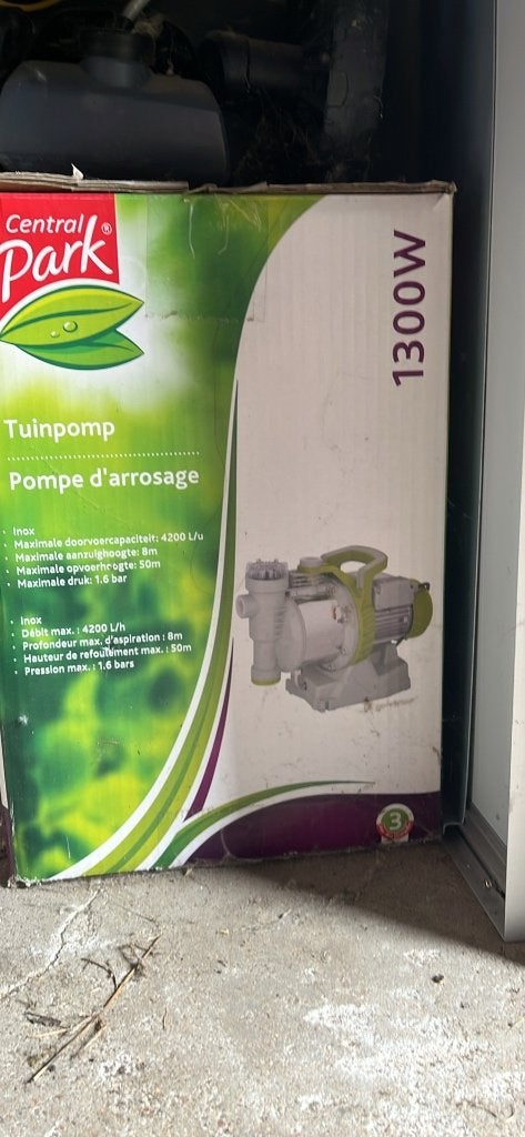 Pompe d’arrosage, Jardin & Terrasse, Pompes à eau, Enlèvement, Neuf, Électrique, Pompe d'arrosage