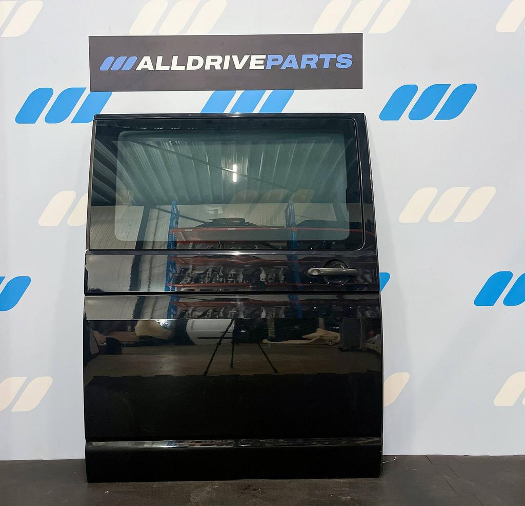 VW Transporter T6 Schuifdeur rechts LC9X Zwart 7LA843108E, Gebruikt, -, Deur, -