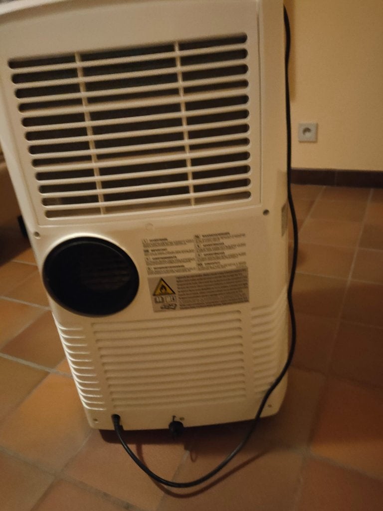 Mobiele airco, Ophalen, Gebruikt, Mobiele airco