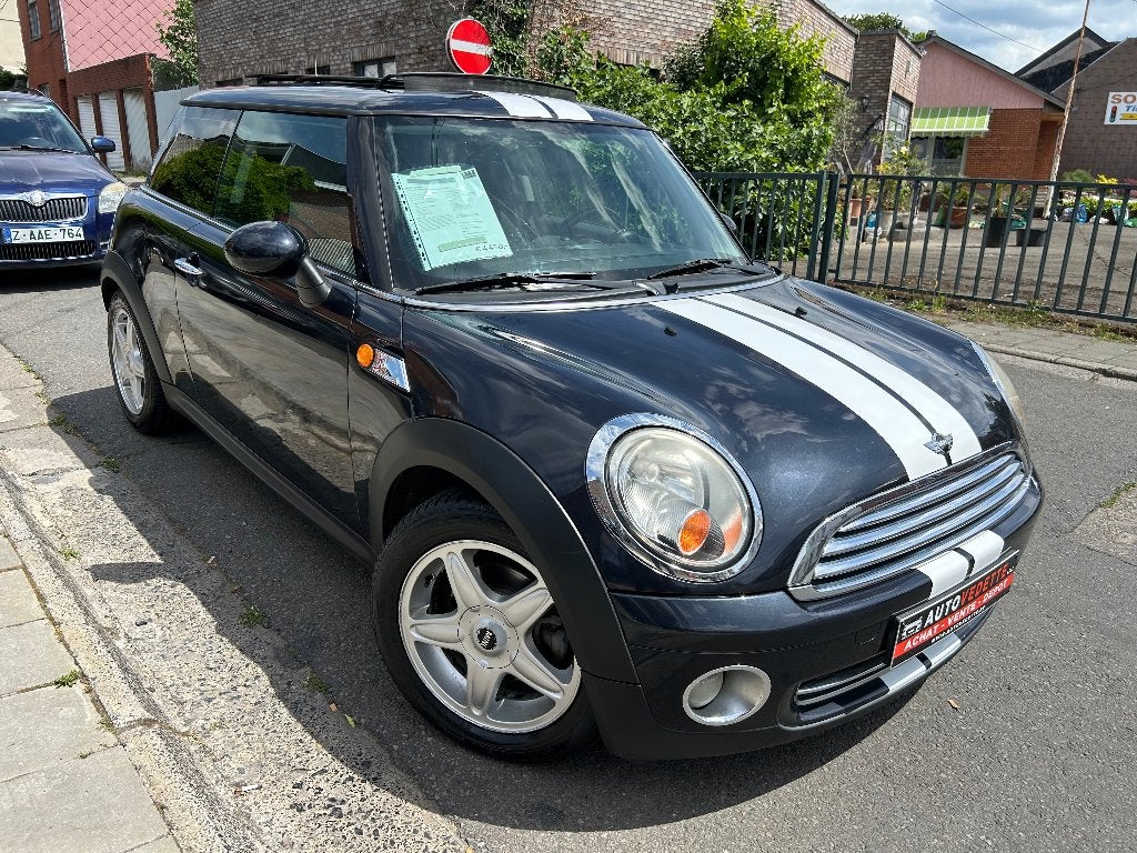 MINI Cooper 1.6i 85(116) KW(HP) TOIT PANO CLIME CT OK, Autos, 139 g/km, Boîte manuelle, Noir, Berline