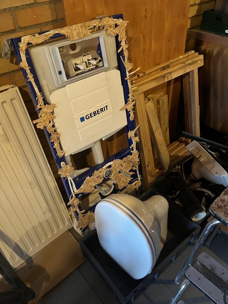 Hangwc, Doe-het-zelf en Bouw, Sanitair, Ophalen, Gebruikt, Toilet