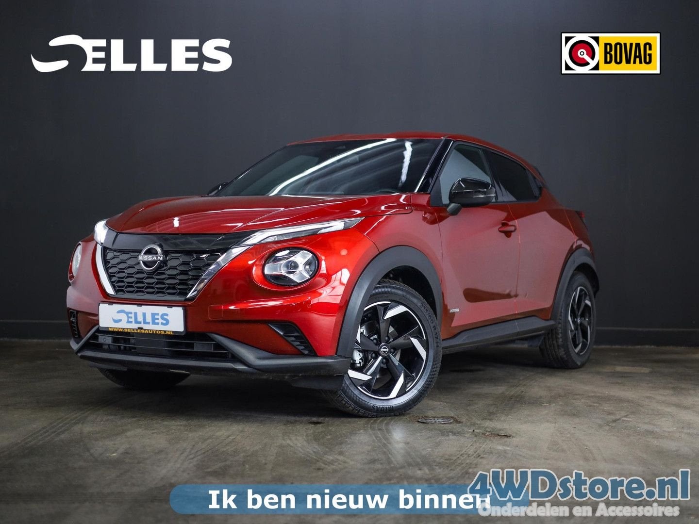 Nissan Juke 1.6 Hybrid N-Connecta | Apple Carplay & Android, Auto's, Automaat, Startonderbreker, Zwart, 115 g/km