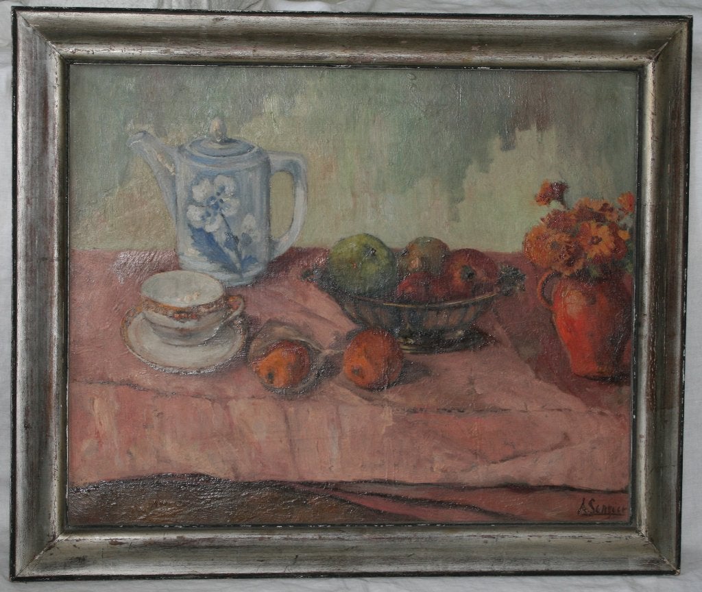Achille Sengier (1886-1964) Schilderij Olie op doek, Antiquités & Art, Art | Peinture | Classique, Enlèvement ou Envoi, Peinture à l'huile