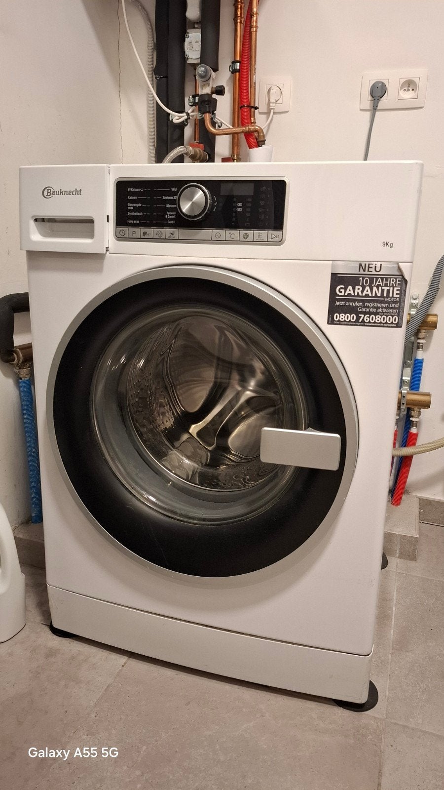 wasmachine 9 kg werkt nog perfekt, 8 tot 10 kg, Ophalen, Gebruikt