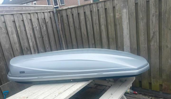 Bmw  XXL dakkoffer skibox, Auto diversen, Ophalen, Zo goed als nieuw