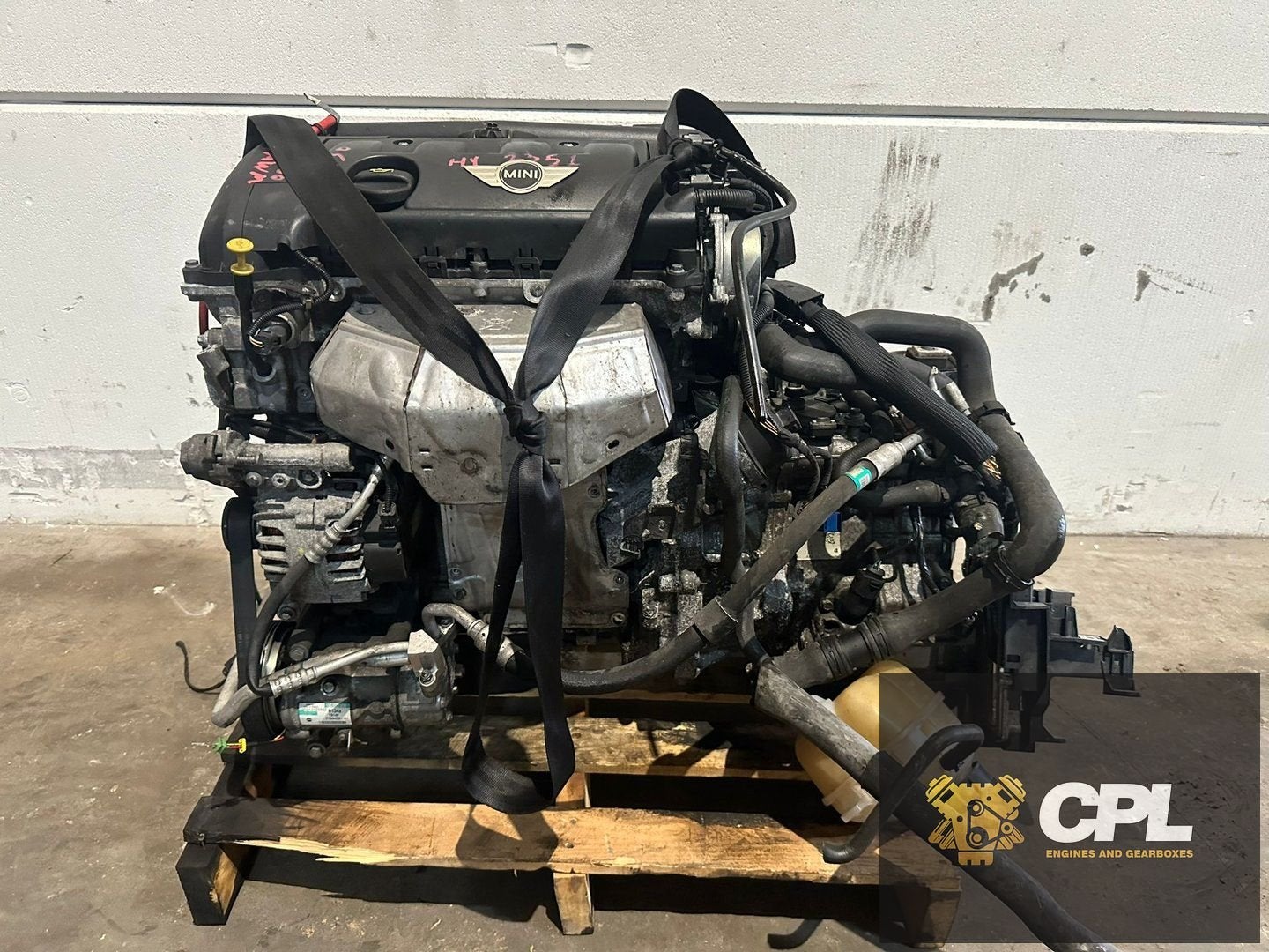 Mini 1.6i N12B16A Complete Motor Engine Moteur, Gebruikt, -, -, Ophalen of Verzenden