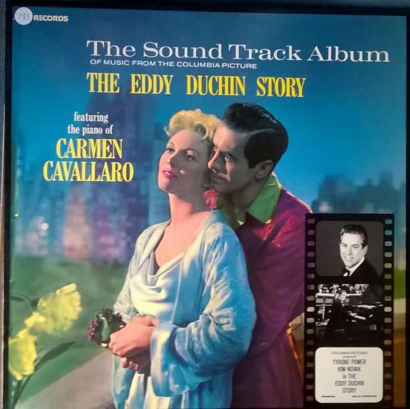 LP Carmen Cavallaro The Eddy Duchin Story, Enlèvement ou Envoi, Film et Théâtre, Housse de protection extérieure, Comme neuf