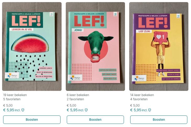 LEF! Maatschappij & Welzijn boeken bundel 1ste graad, Boeken, Ophalen, Plantyn, Persoonlijkheidsleer, Nieuw