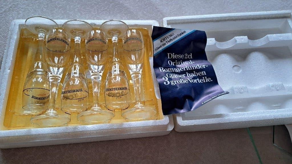 6 Bommerlunder glaasjes, Ophalen, Nieuw, Borrel- of Shotglas