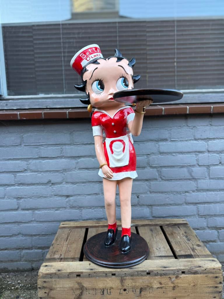 Belle statue de fille de Betty Boop Diner, Enlèvement, Utilisé, Humain