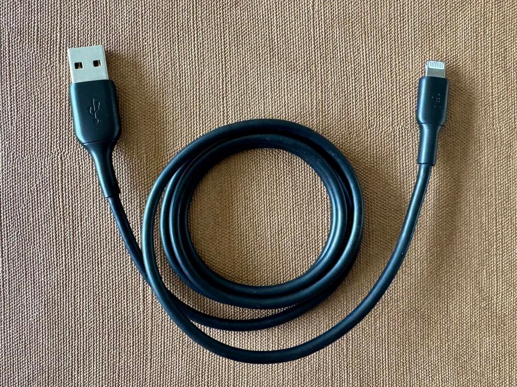 Lightning - USB kabel 1m belkin, Telecommunicatie, Ophalen of Verzenden, Zo goed als nieuw, Snoer of kabel, Apple iPhone