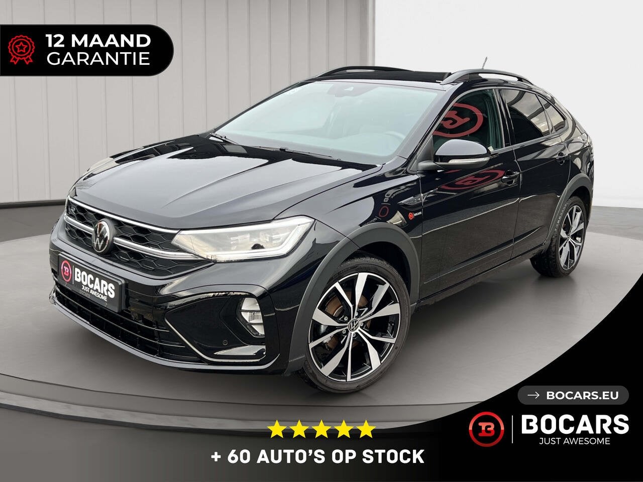 Volkswagen Taigo R-Line, Auto's, 1498 cc, 4 cilinders, 0 kg, Zwart