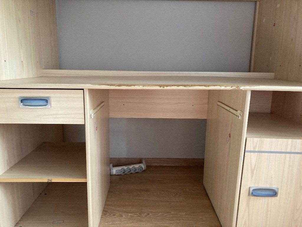 Hoogslaper met bureau, Ophalen, Gebruikt, Hoogslaper