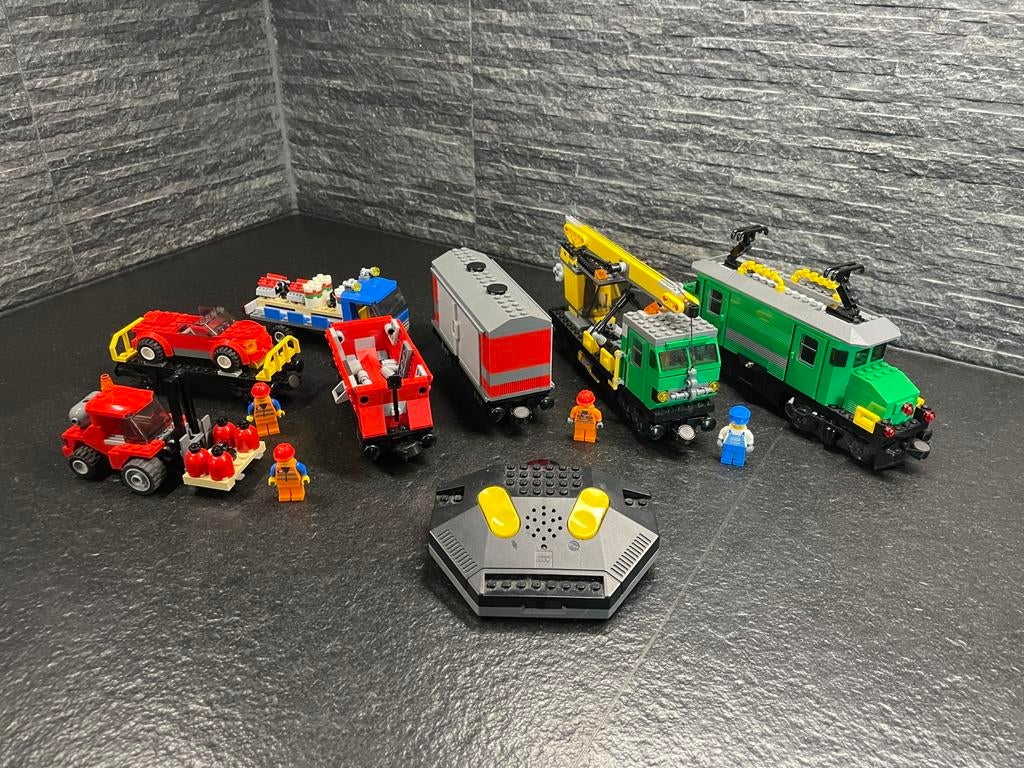 Lego Cargo Train Deluxe 7898, Ophalen of Verzenden, Zo goed als nieuw, Lego