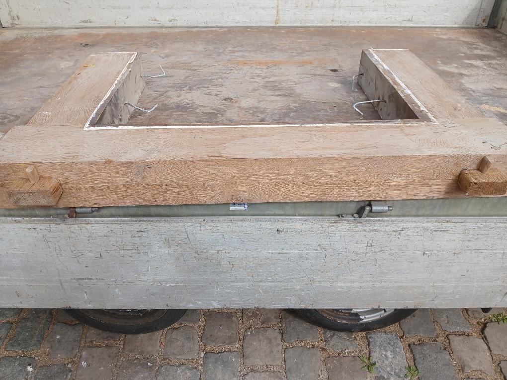 eiken haardbalk, Ophalen, Gebruikt, Eiken, 50 mm of meer