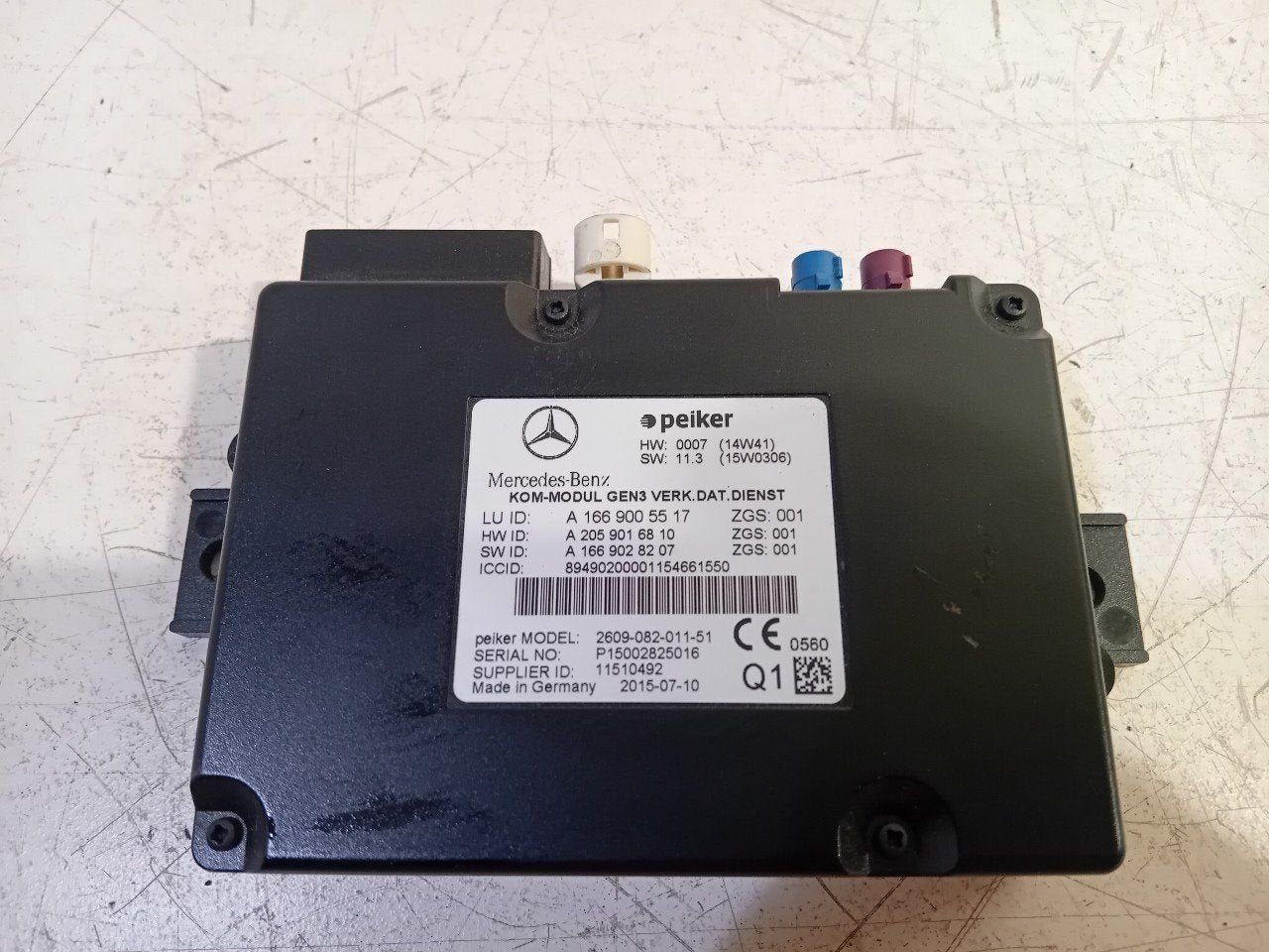 Computer telefoon Mercedes-Benz C-Klasse, Onderdelen@venauto.nl, Van der Ven Autorecycling B.V., Gebruikt, Ettenseweg 76, 4706 PB Roosendaal, The Netherlands