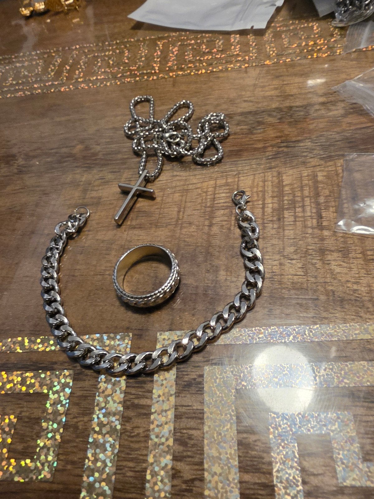 Ketting, Handtassen en Accessoires, Kettingen, Ophalen, Nieuw, Zilver, Zilver