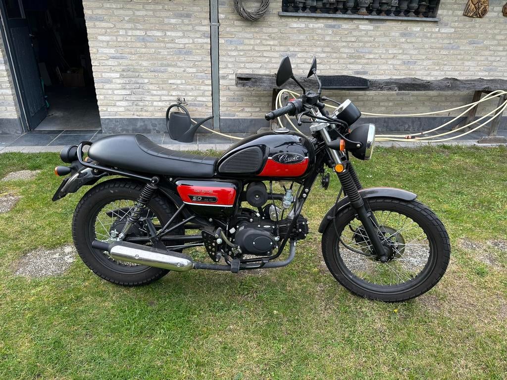 Qgm classic 50cc, Fietsen en Brommers, Ophalen, 45 cc, 4 versnellingen, Klasse B (45 km/u)