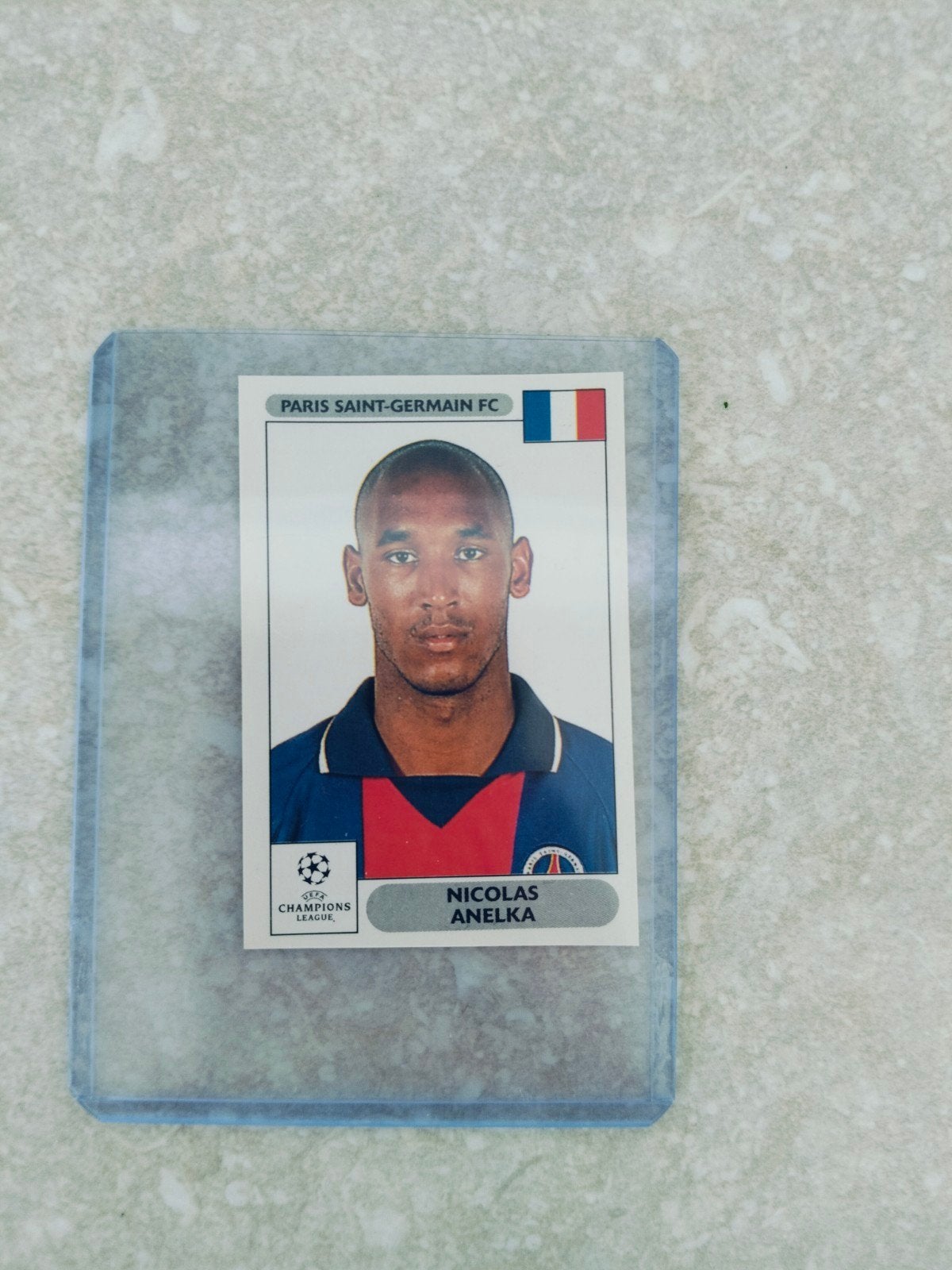 Panini sticker Champions League 2000-2001 Anelka PSG, Ophalen of Verzenden, Sticker